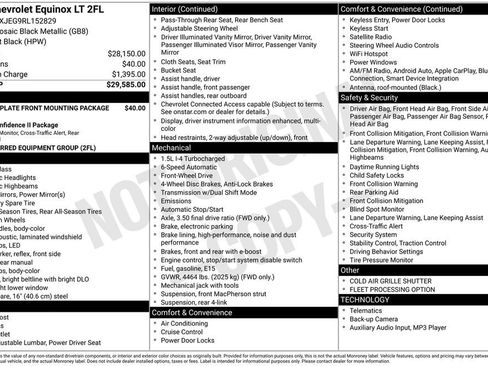 Used 2024 Chevrolet Equinox LT FWD image 27