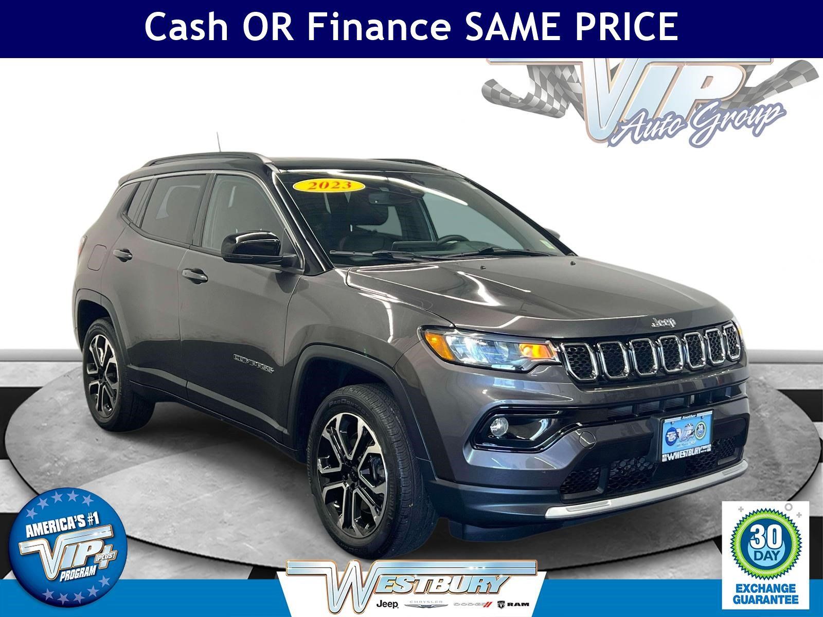 Certified 2023 Jeep Compass Limited w/ Sun and Sound Group AWD/4WD image 1
