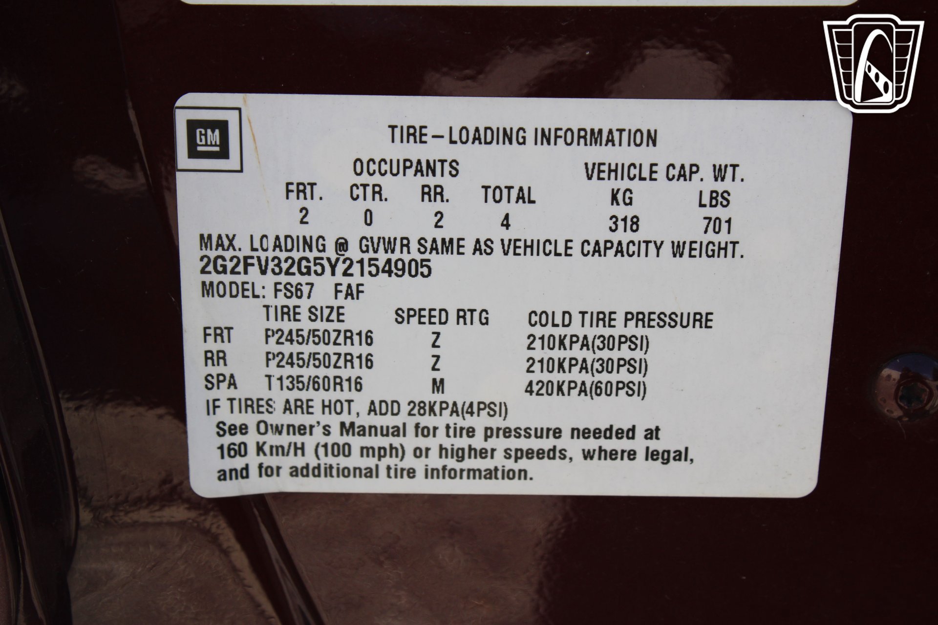 Used 2000 Pontiac Firebird Trans Am RWD image 21