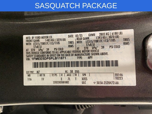 Used 2023 Ford Bronco Badlands w/ Sasquatch Package AWD/4WD image 39