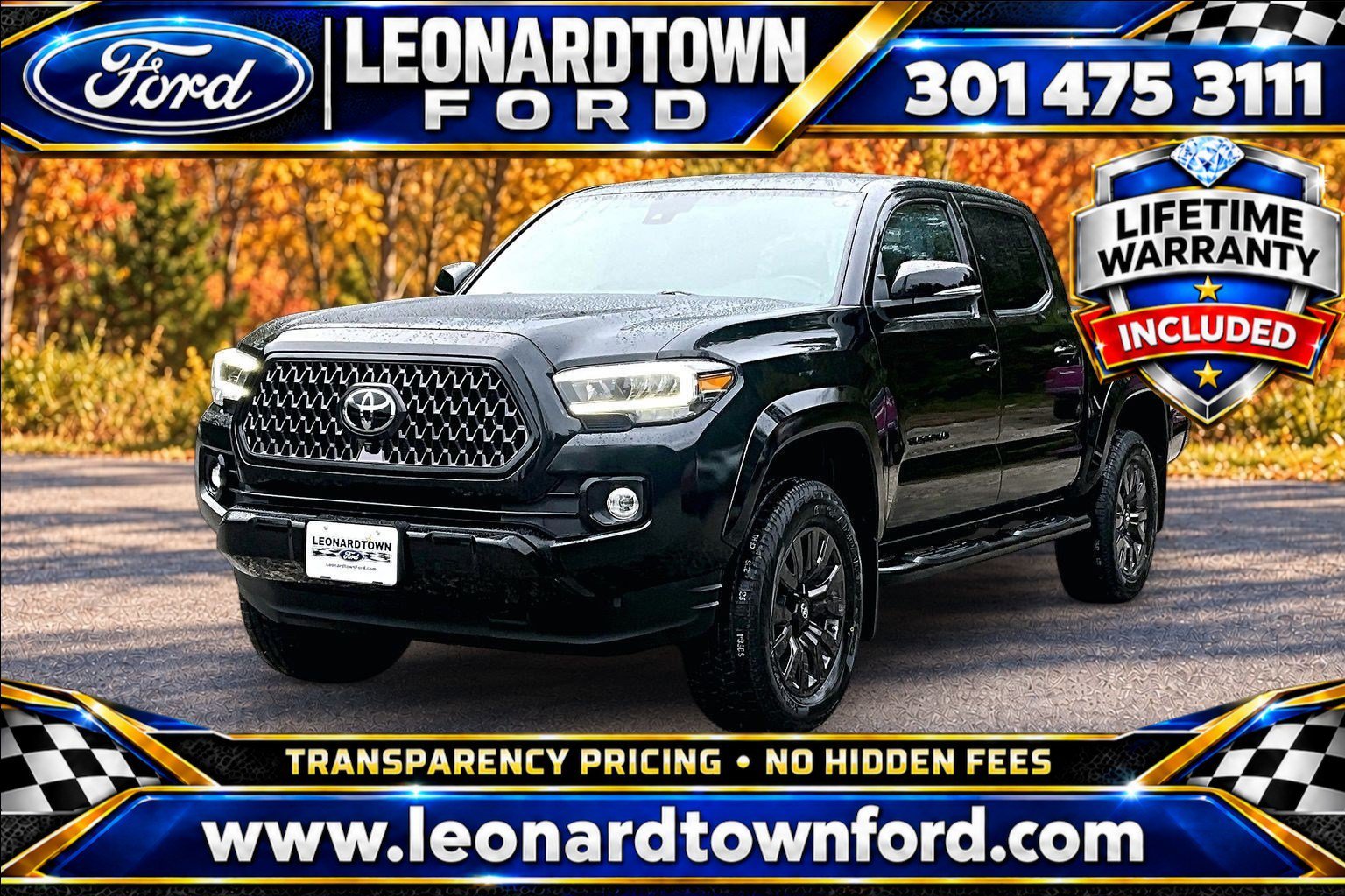 Used 2021 Toyota Tacoma Limited w/ Nightshade Package AWD/4WD image 1
