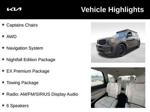 Used 2021 Kia Telluride EX w/ EX Premium Package AWD/4WD image 5