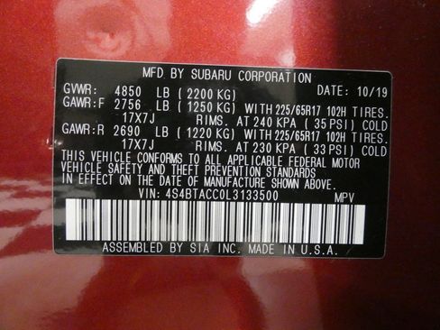 Used 2020 Subaru Outback Premium image 24