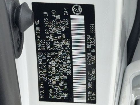 Used 2023 Lexus ES 350 w/ Premium Package image 57
