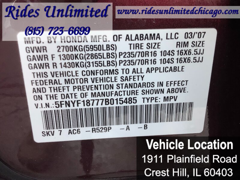 Used 2007 Honda Pilot EX-L image 16
