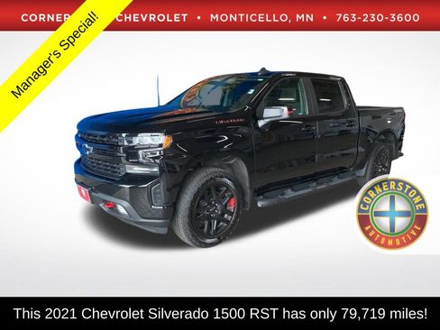 Used 2021 Chevrolet Silverado 1500 RST w/ Redline Edition AWD/4WD image 1
