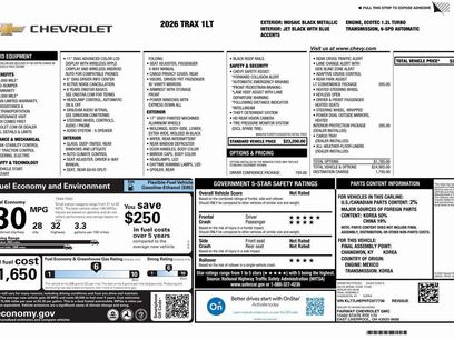 New 2026 Chevrolet Trax LT w/ Driver Confidence Package