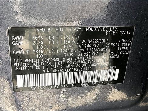 Used 2015 Subaru Outback 2.5i Limited image 31