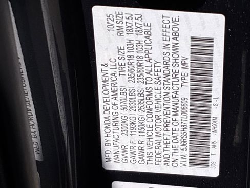 Certified 2026 Honda CR-V Sport-L image 38