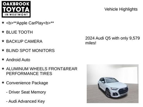 Used 2024 Audi Q5 2.0T Premium w/ Convenience Package AWD/4WD image 5