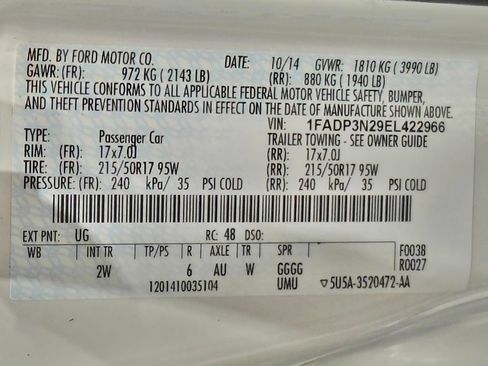 Used 2014 Ford Focus Titanium FWD image 54