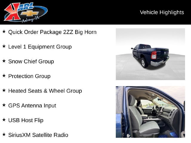 Used 2020 RAM 2500 Big Horn w/ Level 1 Equipment Group AWD/4WD image 2