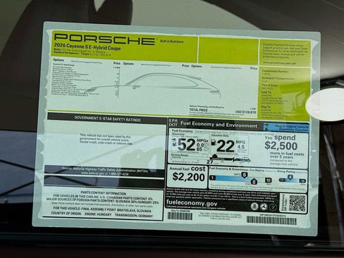 New 2026 Porsche Cayenne S AWD/4WD image 25
