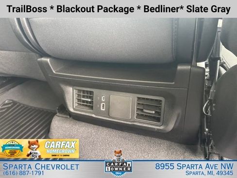 Certified 2024 Chevrolet Silverado 1500 Custom Trail Boss w/ Turbomax Blackout Package AWD/4WD image 28