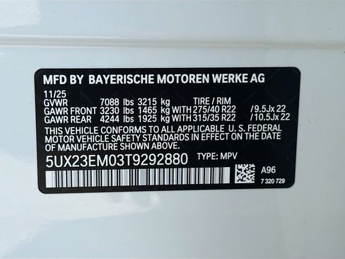 New 2026 BMW X7 xDrive40i w/ M Sport Package image 44