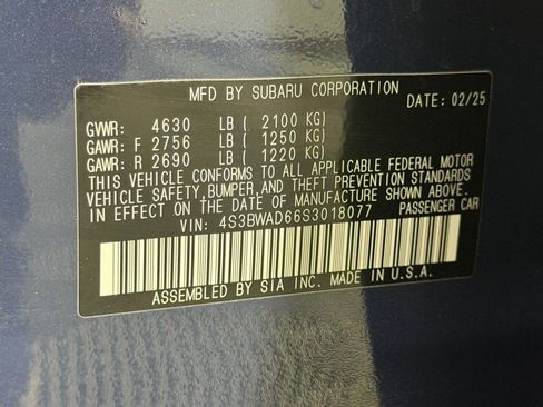 Used 2025 Subaru Legacy Premium image 33