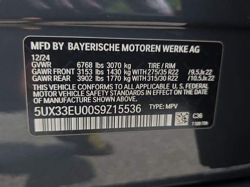 Used 2025 BMW X5 M60i AWD/4WD image 38