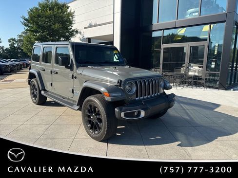 Used 2021 Jeep Wrangler Unlimited Sahara w/ Cold Weather Group AWD/4WD image 1