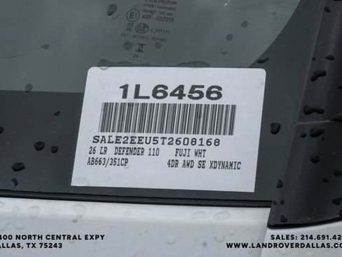 New 2026 Land Rover Defender 110 X-Dynamic SE AWD/4WD image 57
