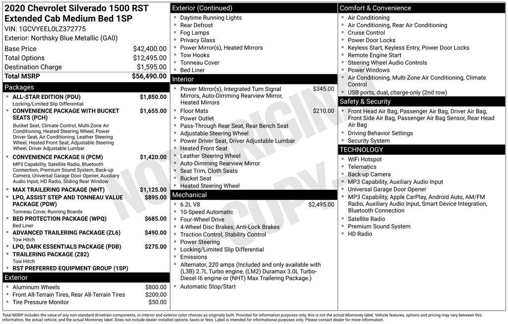 Used 2020 Chevrolet Silverado 1500 RST w/ All-Star Edition AWD/4WD image 33