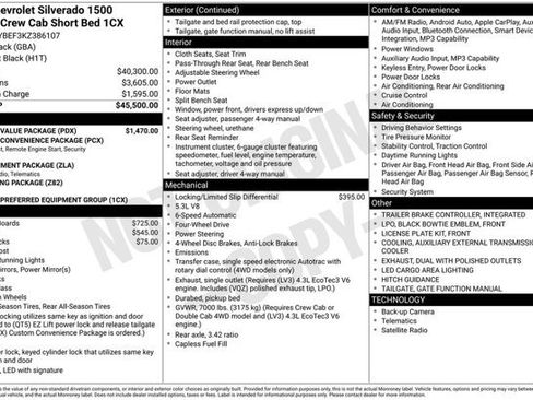 Used 2019 Chevrolet Silverado 1500 Custom w/ Custom Value Package image 2