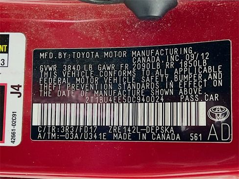 Used 2013 Toyota Corolla S w/ Premium Pkg image 9