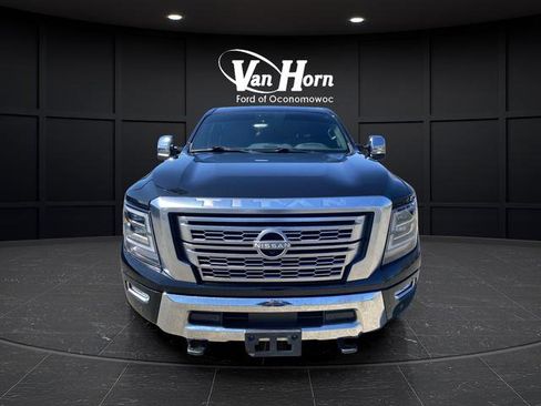 Used 2023 Nissan Titan Platinum Reserve w/ Moonroof Package AWD/4WD image 3