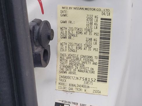 Used 2018 Nissan Frontier S RWD image 33