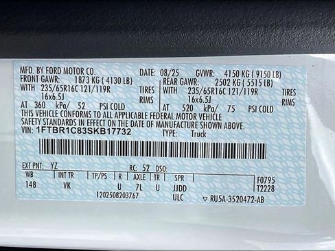 New 2025 Ford Transit 250 Base w/ Upfitter Package image 12