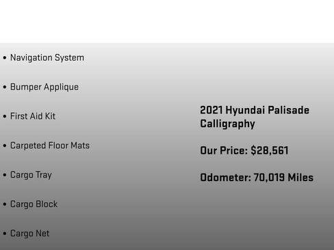 Used 2021 Hyundai Palisade Calligraphy w/ Cargo Package AWD/4WD image 18