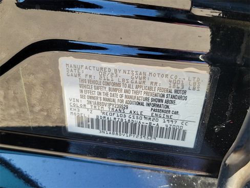 Certified 2023 Nissan Sentra SR w/ Trunk Package image 34