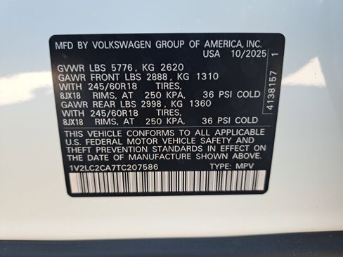 New 2026 Volkswagen Atlas Cross Sport SE image 32