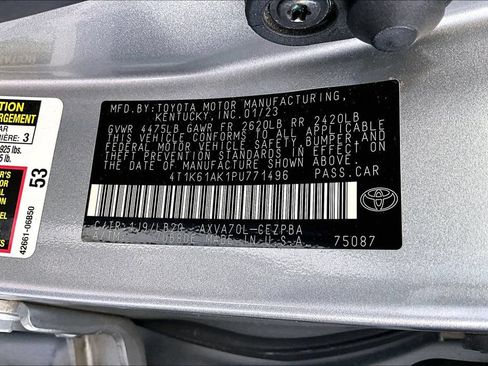 Used 2023 Toyota Camry XSE FWD image 42