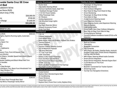 New 2027 Hyundai Santa Cruz SE FWD image 6