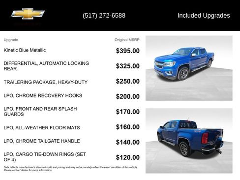 Used 2019 Chevrolet Colorado LT w/ Luxury Package, Chrome AWD/4WD image 6