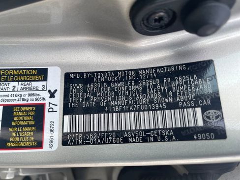 Used 2015 Toyota Camry SE w/ Moonroof Package image 31