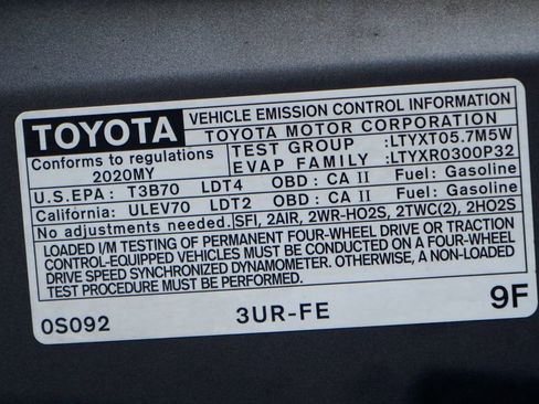 Used 2020 Toyota Tundra SR5 w/ TRD Sport Package AWD/4WD image 12