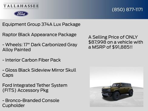 New 2025 Ford Bronco Raptor image 12