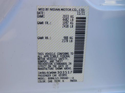 Used 2022 Nissan Altima 2.5 SR w/ Midnight Edition Package image 21