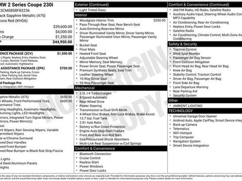 Used 2025 BMW 230i Coupe w/ Convenience Package RWD image 32