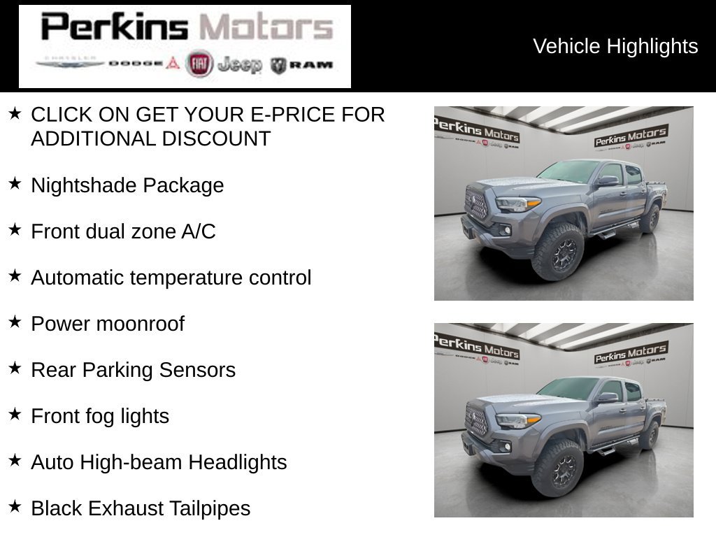 Used 2021 Toyota Tacoma Limited w/ Nightshade Package AWD/4WD image 7