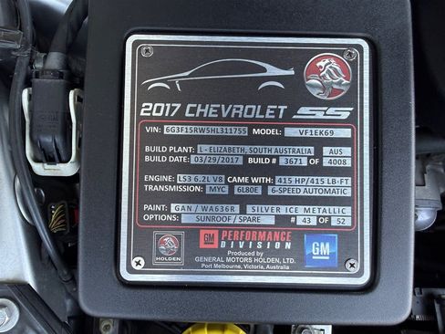 Used 2017 Chevrolet SS RWD image 70