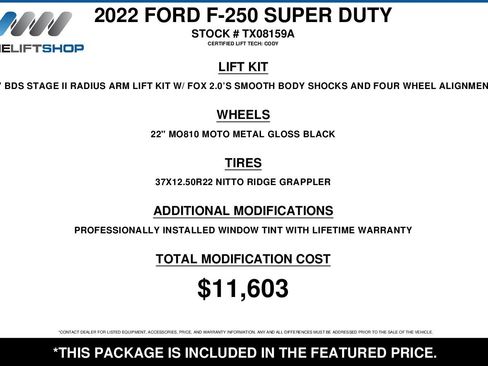 Used 2022 Ford F250 King Ranch w/ King Ranch Ultimate Package AWD/4WD image 2