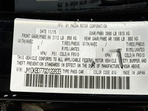 Used 2016 MAZDA CX-3 Grand Touring image 29