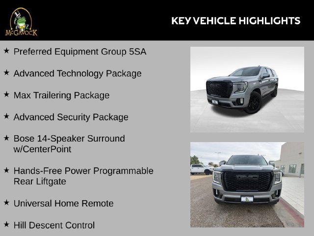 Used 2023 GMC Yukon Denali w/ Advanced Technology Package AWD/4WD image 9