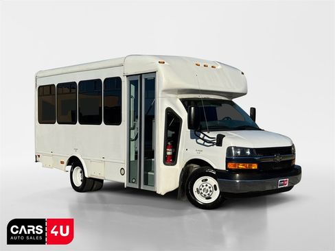 Used 2015 Chevrolet Express 3500 w/ Shuttle Bus Package image 1