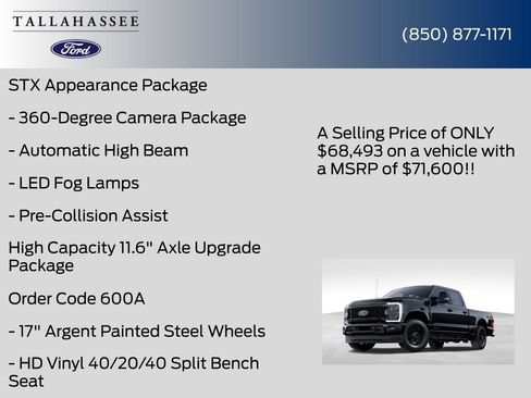 New 2025 Ford F250 XL w/ STX Appearance Package image 10