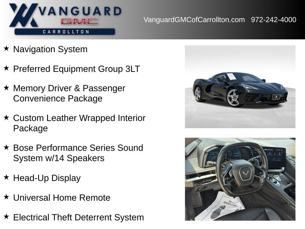 Used 2025 Chevrolet Corvette Stingray Premium Conv w/ 3LT RWD image 6