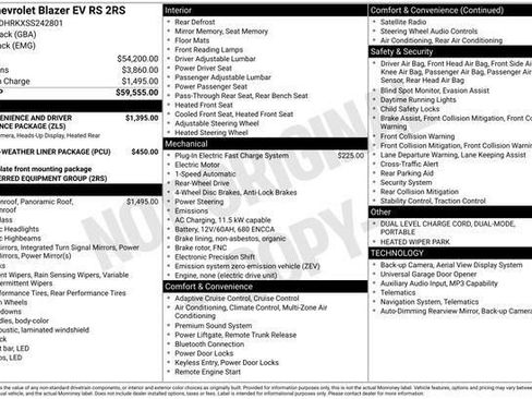 New 2025 Chevrolet Blazer EV RS RWD image 8