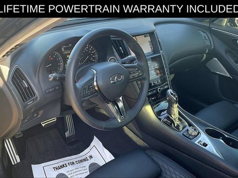 Used 2023 INFINITI Q50 Red Sport 400 w/ Carbon Fiber Package RWD image 12